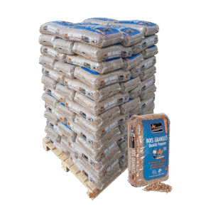 Granulés de Bois Crépito® Premium (Triple Certif.) - Palette 72 Sacs (1080kg)